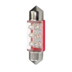 Bec led rosu C5W 36mm