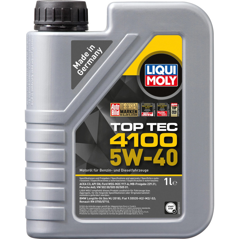 Ulei motor Liqui Moly TOP TEC 4100 5W40 1L